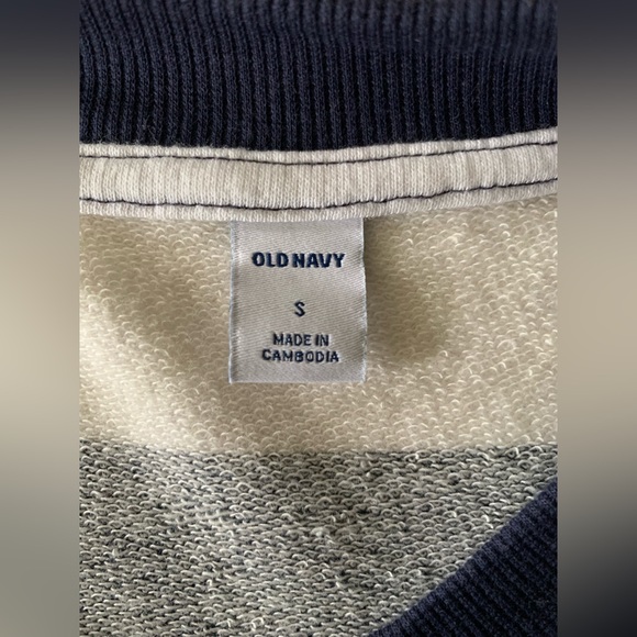 Old Navy Stripped Sweatshirt Dress - Small - Picture 3 of 3